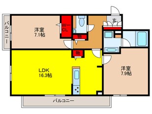 インペリアル大宮の物件間取画像